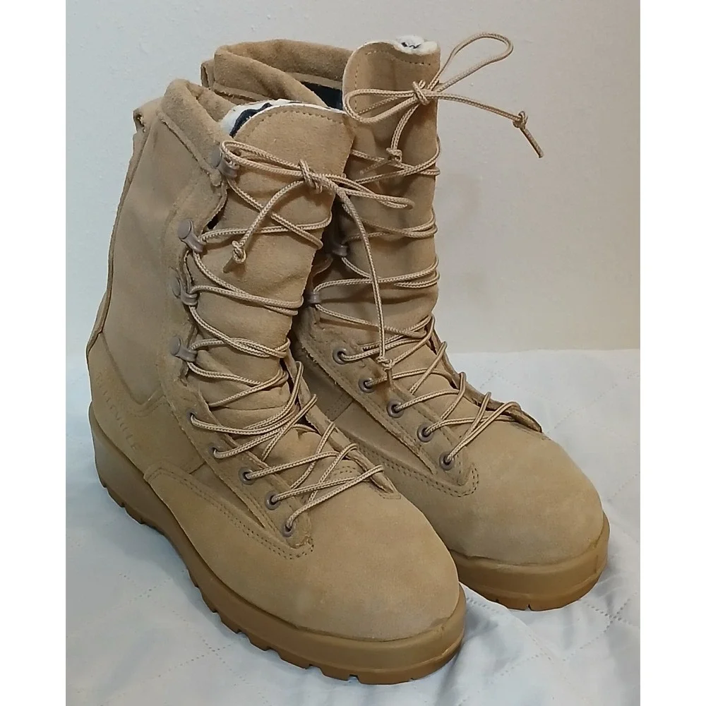 Belleville‎ 775ST Steel Toe Desert Tan GoreTex Combat Military Boots 7.5 No Box